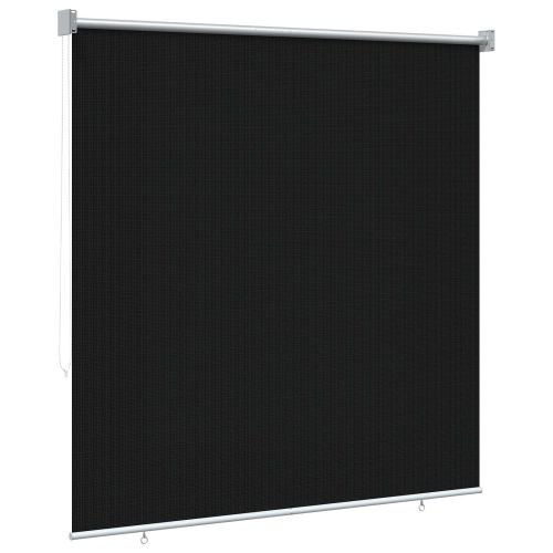 Външна ролетна щора с блокировка на UV 90% Черно 140 x 140 cm