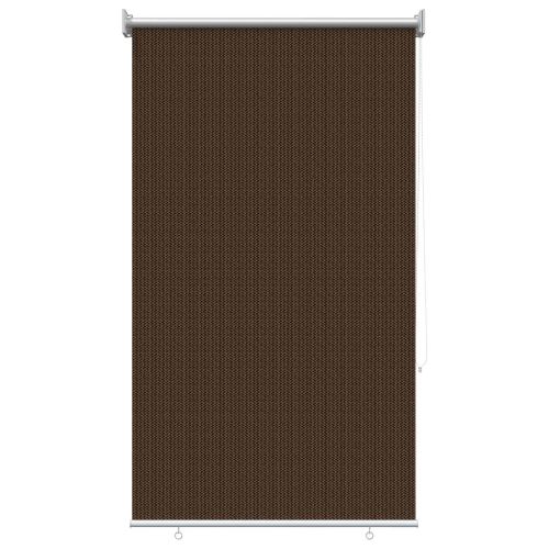 Външна ролетна щора с блокировка на UV 90% Кафяво 60 x 140 cm
