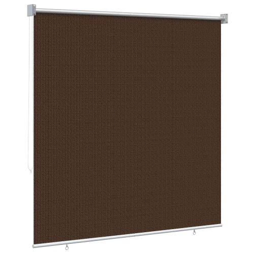 Външна ролетна щора с блокировка на UV 90% Кафяво 120 x 230 cm