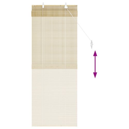 Ролетна щора Натурално 40 x 160 cm Бамбук