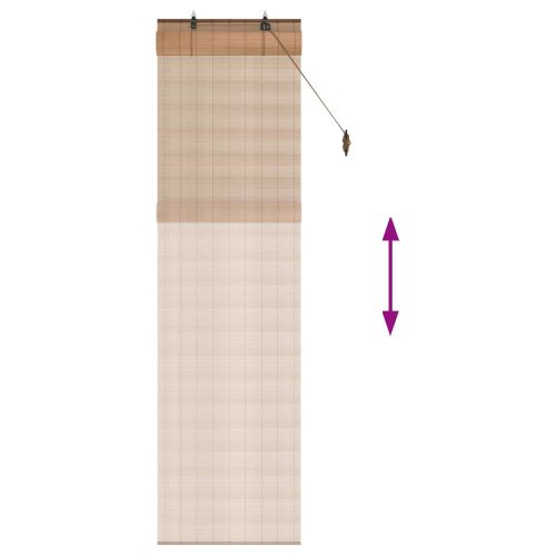 Ролетна щора Кафяво 40 x 220 cm Бамбук