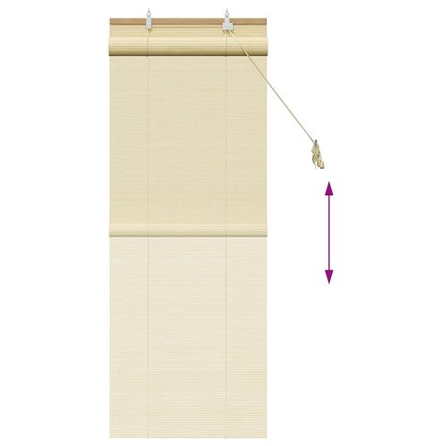 Ролетна щора Натурално 40 x 160 cm Бамбук