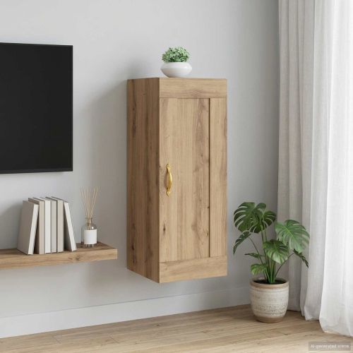 Стенен шкаф Дъб артизан 34,5 x 34 x 90 см Инженерна дървесина