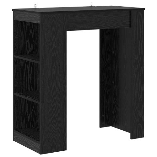 Бар маса 95 x 47 x 103,5 см Инженерна дървесина Черен дъб