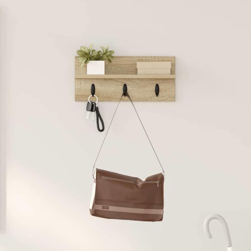 Стенен закачалка за палта Сонома дъб 40 x 10,5 x 18 см