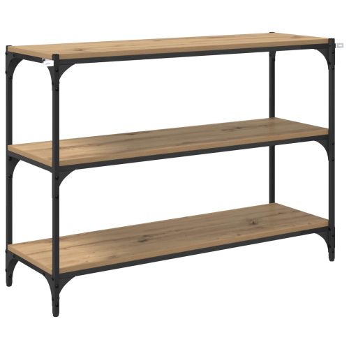 Шкаф за книги 3 нива 100 x 33 x 70,5 см дъб артизан