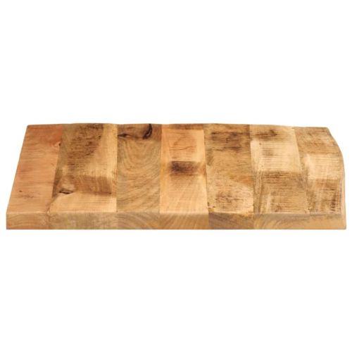 Плот на маса 80x80x3,8 cm Жив ръб Масивна дървесина Грубо манго
