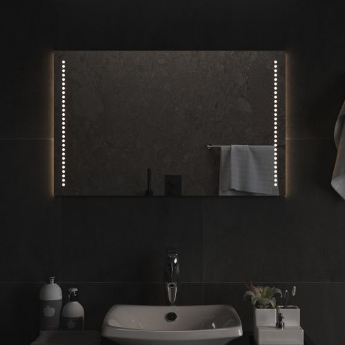 LED огледало за баня, 50x80 см