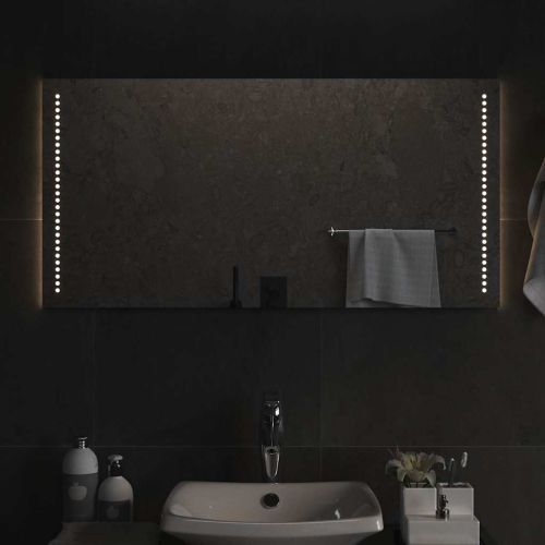 LED огледало за баня, 100x50 см