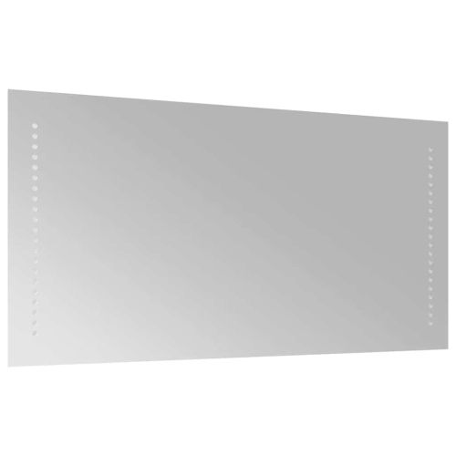 LED огледало за баня, 80x40 см