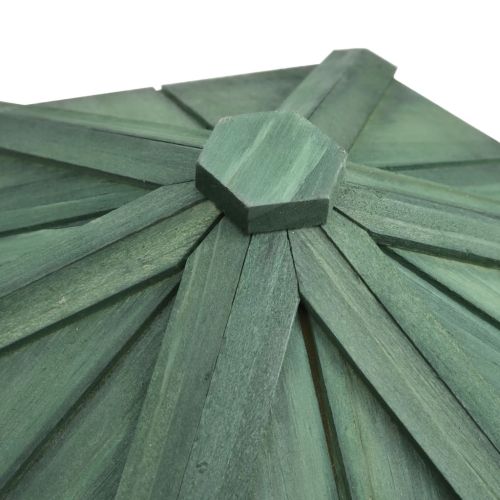 Хранилка за птици, осмоъгълна, чам масив, 33x30 см
