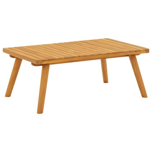 Градински лаундж комплект с възглавници, 8 части, акация масив