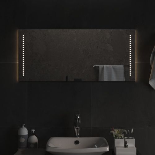 LED огледало за баня, 40x90 см