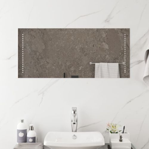 LED огледало за баня, 40x90 см