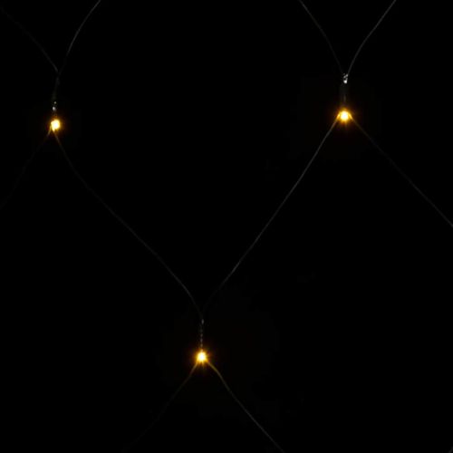 Коледна светеща мрежа топло бяла 3x3 м 306 LED закрито/открито