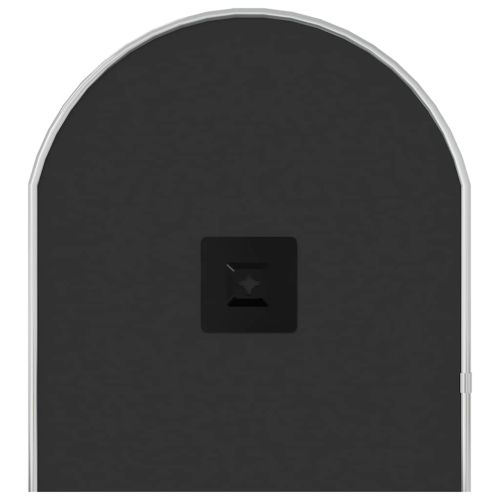 Стенно огледало сребро 70x30 см овално