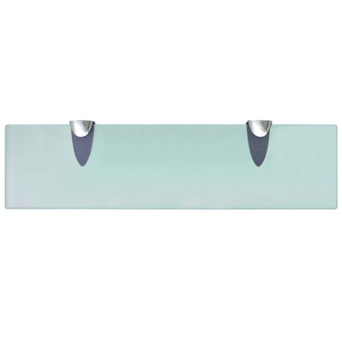 Подвижни рафтове, 2 бр, стъкло, 40x10 см, 8 мм