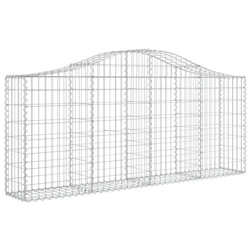 Габионни кошници арка 3 бр 200x30x80/100 см поцинковано желязо