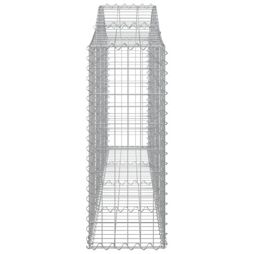 Габионни кошници арка 3 бр 200x30x80/100 см поцинковано желязо