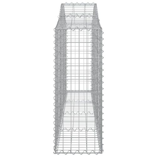 Габионни кошници арка 7 бр 200x30x80/100 см поцинковано желязо
