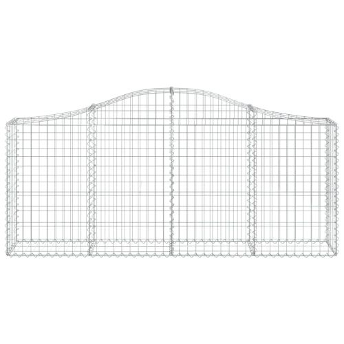 Габионни кошници арка 18 бр 200x30x80/100 см поцинковано желязо