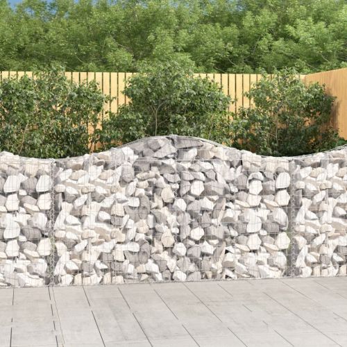 Габионни кошници арка 7 бр 200x30x100/120 см поцинковано желязо