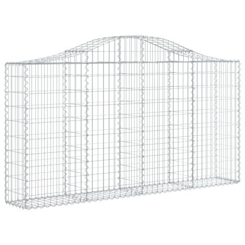Габионни кошници арка 7 бр 200x30x100/120 см поцинковано желязо