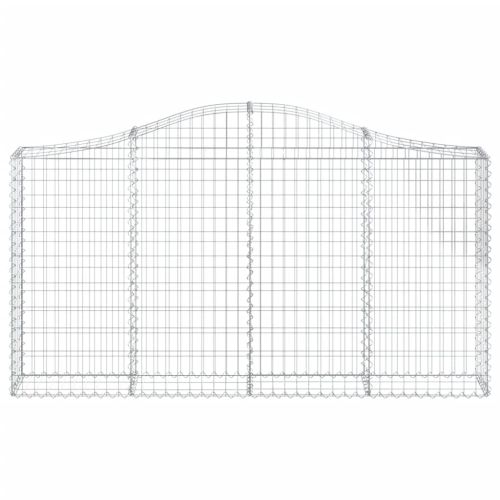 Габионни кошници арка 7 бр 200x30x100/120 см поцинковано желязо