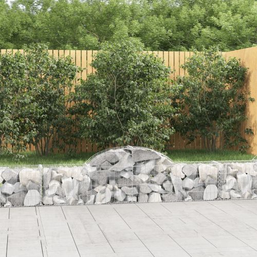 Габионни кошници арка 12 бр 200x30x40/60 см поцинковано желязо