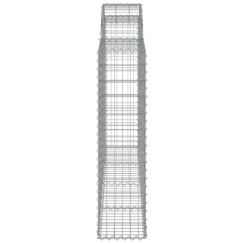 Габионни кошници арка 15 бр 200x30x120/140см поцинковано желязо