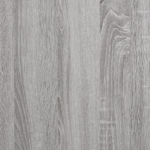 Сайдборд, сив сонома, 34,5x34x90 см, инженерно дърво