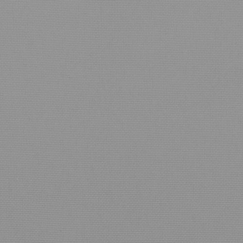Възглавници за стол с облегалка 2 бр сиви 120x50x3 см плат