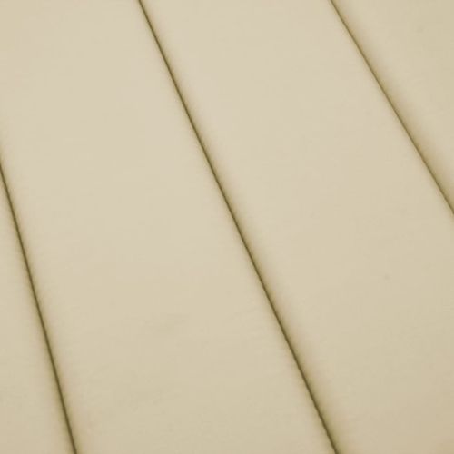 Шалте за шезлонг, бежово, 200x50x3 см, Оксфорд плат