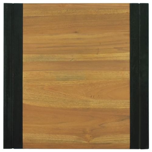 Стенен шкаф за баня, 45x45x35 см, тиково дърво масив