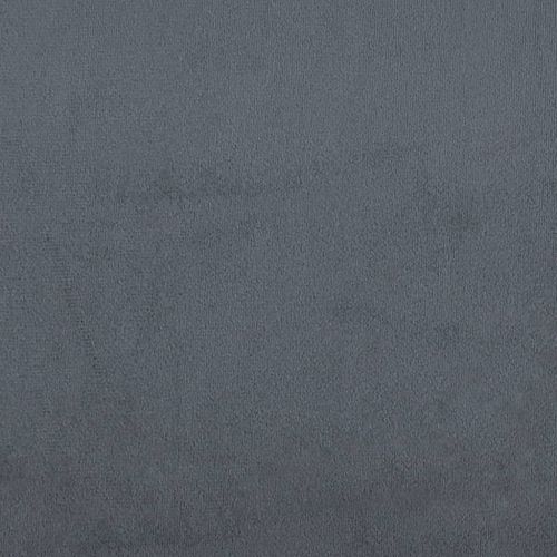 Пейка, тъмносива, 110x40x49 см, кадифе