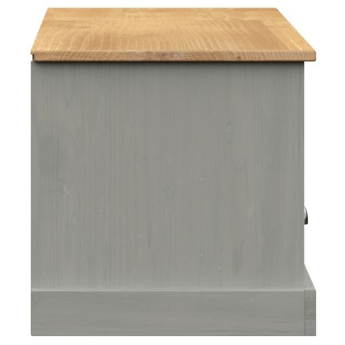 ТВ шкаф "VIGO" сив 156x40x40 см бор масив