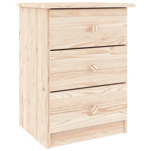 Нощно шкафче ALTA 41x35x55,5 см бор масив