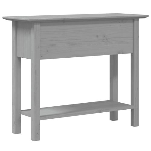 Конзолна маса BODO сива 91x35x74 см бор масив