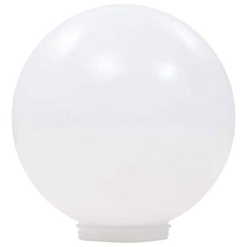 Градински соларни лампи, LED, 2 бр, сферични, 30 см, RGB