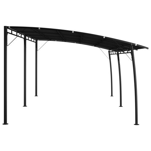 Градинска тента сенник, 6x3x2,55 м, антрацит