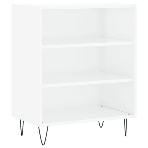 Бюфет бял гланц 57x35x70 см инженерно дърво