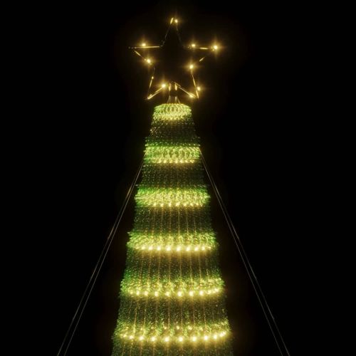 LED коледна елха 688 LED топло бяло 300 см