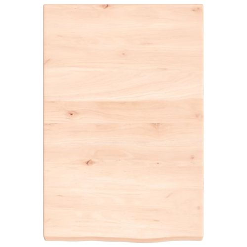 Плот за баня 40x60x(2-4) см необработено масивно дърво