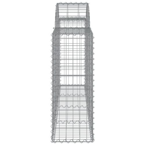 Габионни кошници арка 10 бр 200x30x80/100 см поцинковано желязо