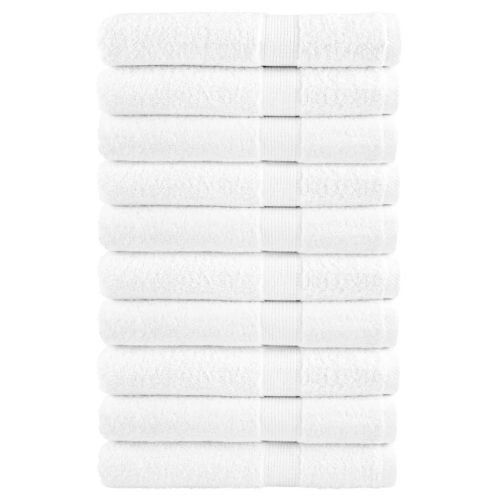 Премиум кърпи за сауна SOLUND 10 бр бели 80x200 см 600 gsm