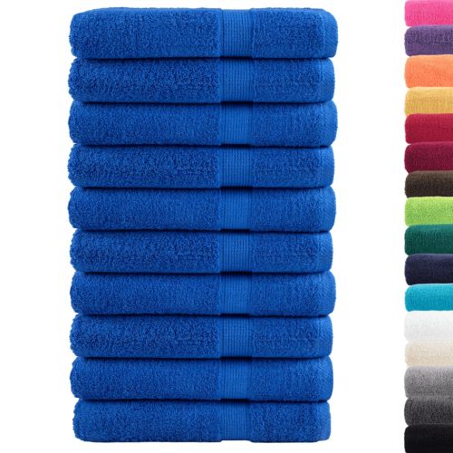Премиум кърпи SOLUND 10 бр сини 100x200 см 600 gsm