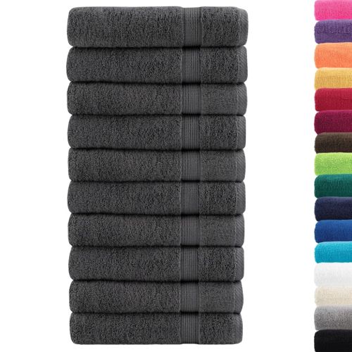 Премиум кърпи за ръце SOLUND 50 бр антрацит 50x100 см 600 gsm