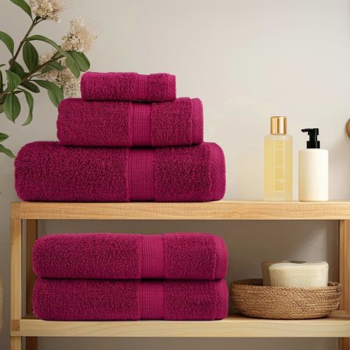 Премиум кърпи SOLUND 2 бр бордо 100x200 см 600 gsm