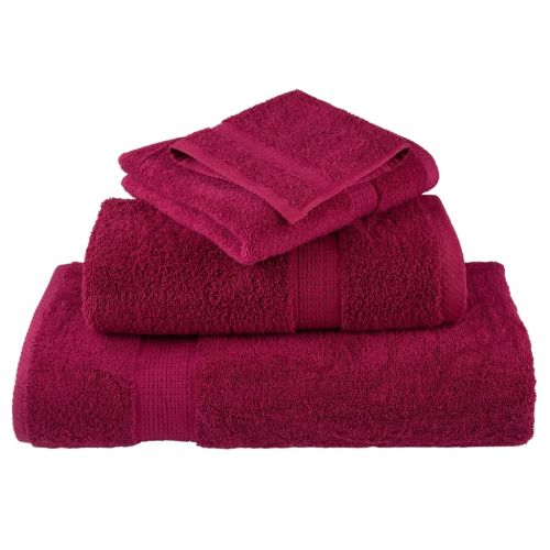 Премиум кърпи SOLUND 2 бр бордо 100x200 см 600 gsm