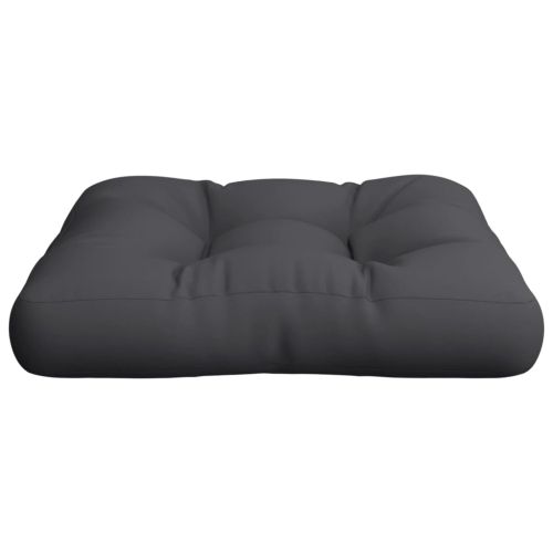 Палетна възглавница черна 58x58x10 см плат